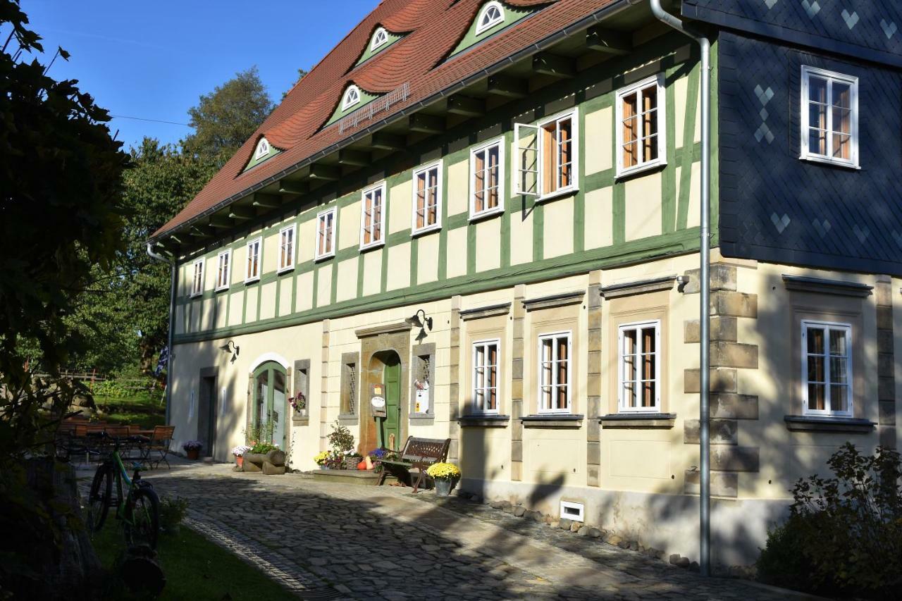 Gruensteinhof - Wohnung Rotstein Ebersbach-Neugersdorf Екстер'єр фото